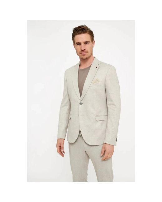 Zuitable Blazer in het Natural voor heren