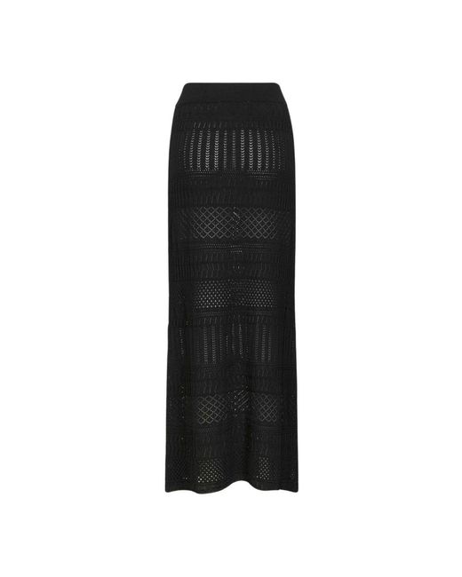 Akep Black Maxi Skirts