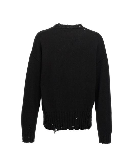 Round-Neck Knitwear Marni pour homme en coloris Black