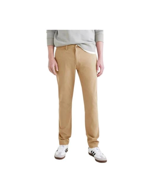 Chinos di Dockers in Natural da Uomo