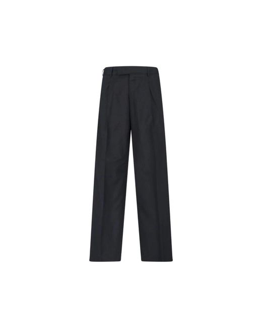 PT Torino Blue Straight Trousers for men