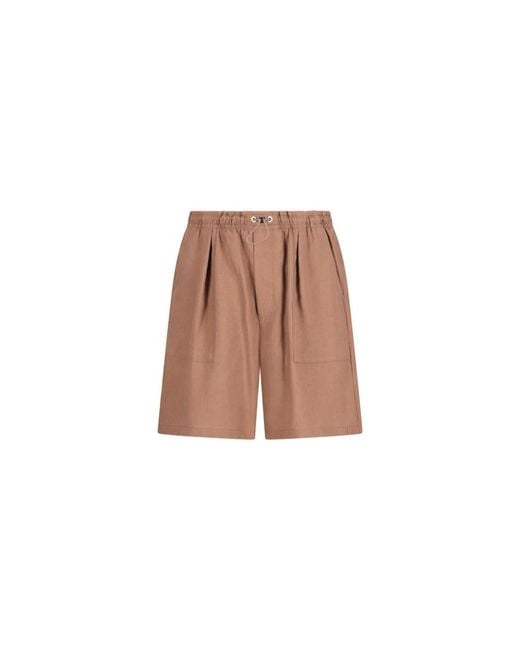 Fendi Brown Casual Shorts for men