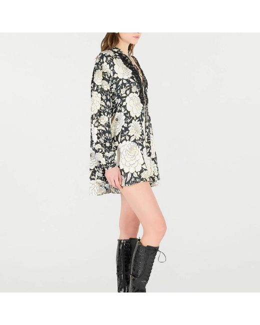 Roberto Cavalli Black Short Dresses