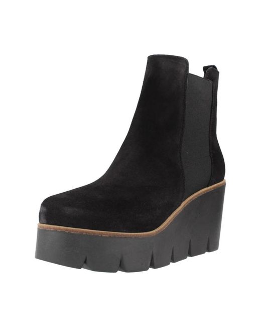 Sasha wedges stivali di Alpe in Black