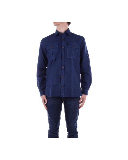 Casual Shirts di Fay in Blue da Uomo