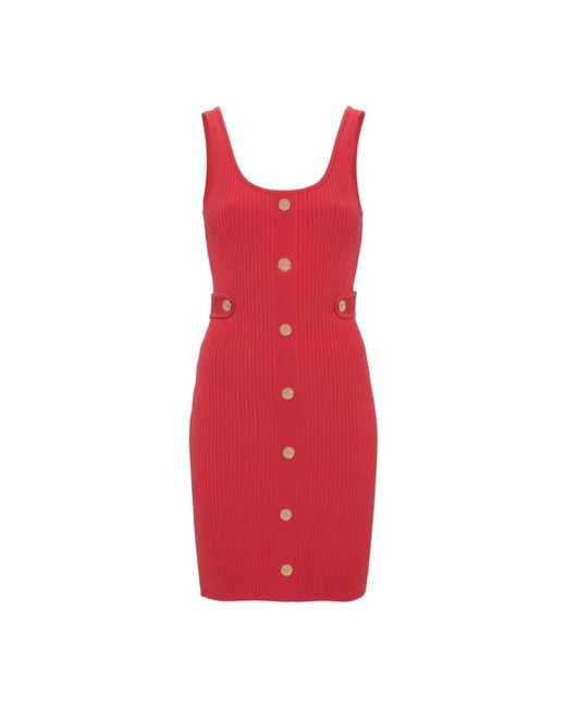 Michael Kors Red Knitted Dresses