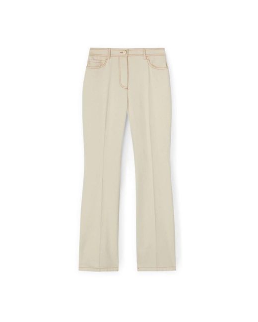 Straight Trousers di mötivi in Natural