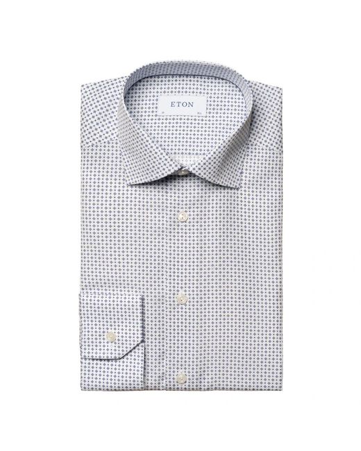 Eton of Sweden Blue Casual Shirts for men