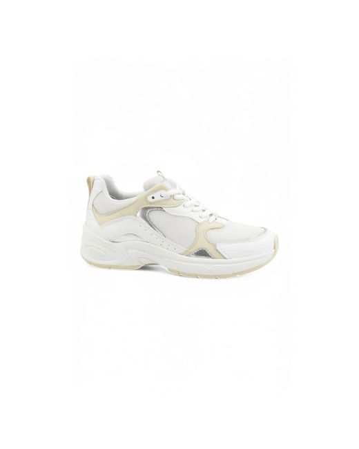 Geox White Zarvia Sneaker