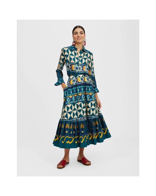 Midi Skirts LaDoubleJ de color Blue