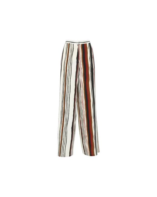Max Mara Brown Wide Trousers