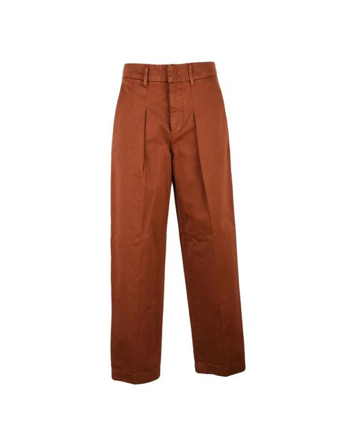 Dondup Broeken ,Oranje ,Katoen Lil Chinos in het Brown