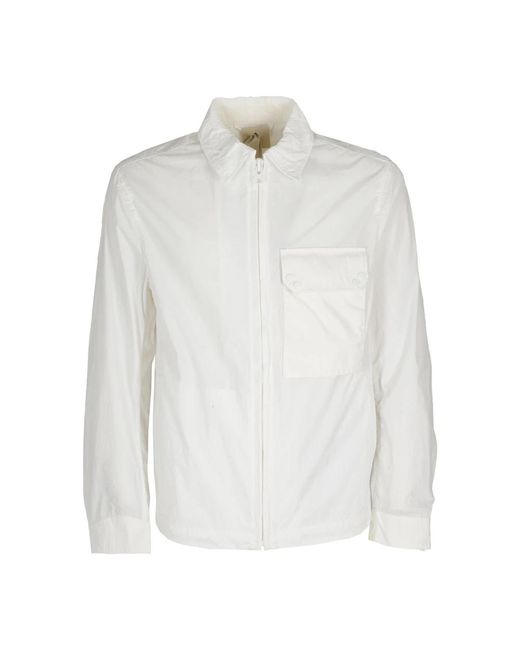 Light Jackets di C P Company in White da Uomo