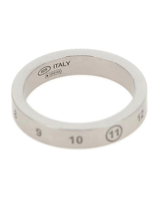 Maison Margiela Numeric Ring in Metallic für Herren