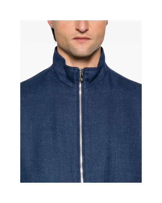 Brunello Cucinelli Jassen ,Blauw ,Wol Jacket in het Blue voor heren