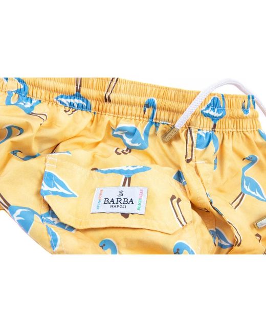 Barba Napoli Yellow Beachwear for men