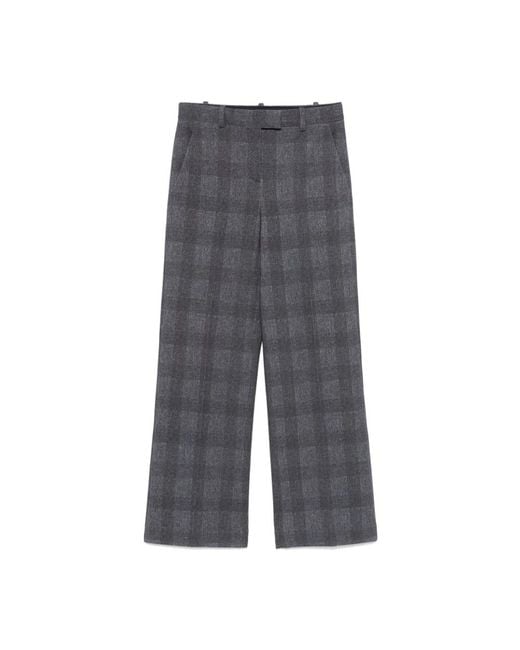 Circolo 1901 Gray Wide Trousers