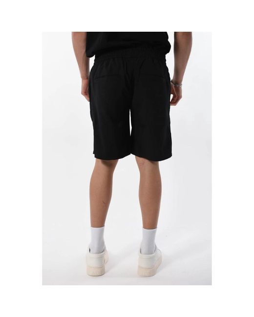 Arte' Bermuda-shorts mit logo-print in Black für Herren