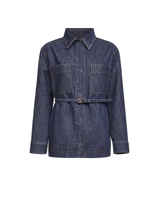 Fendi Blue Denim Jackets