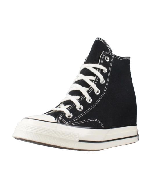 Converse Black Wedges