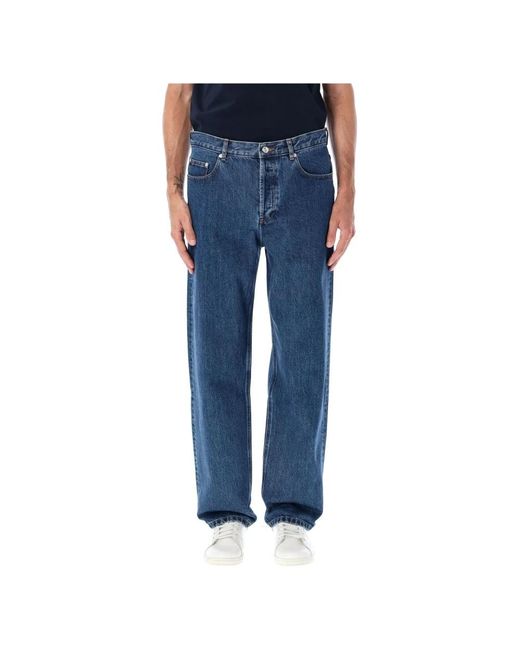 Straight Jeans A.P.C. de hombre de color Blue