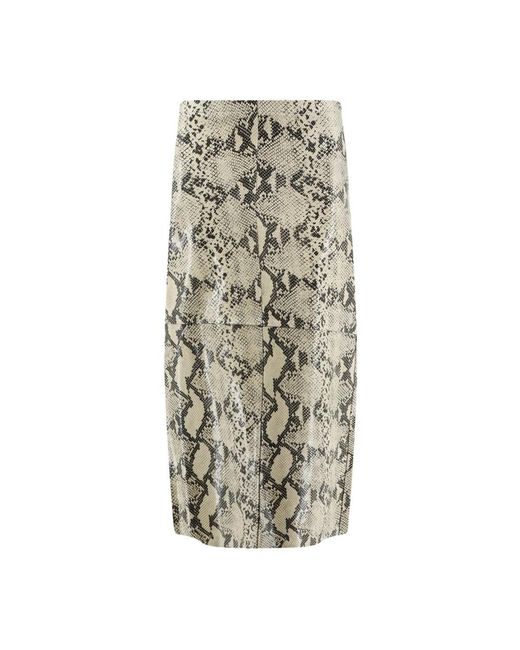 Alysi Natural Midi Skirts