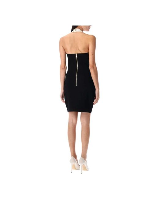 Balmain Short Dresses in het Black