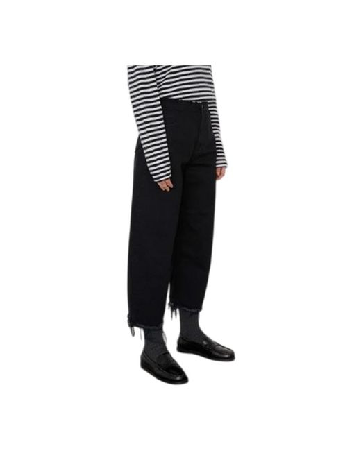 People Black Cropped Jeans