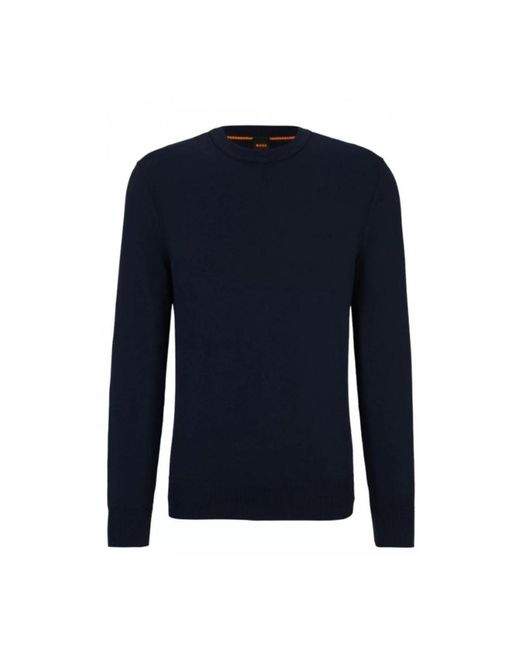 Boss Asac Pullover in het Blue voor heren