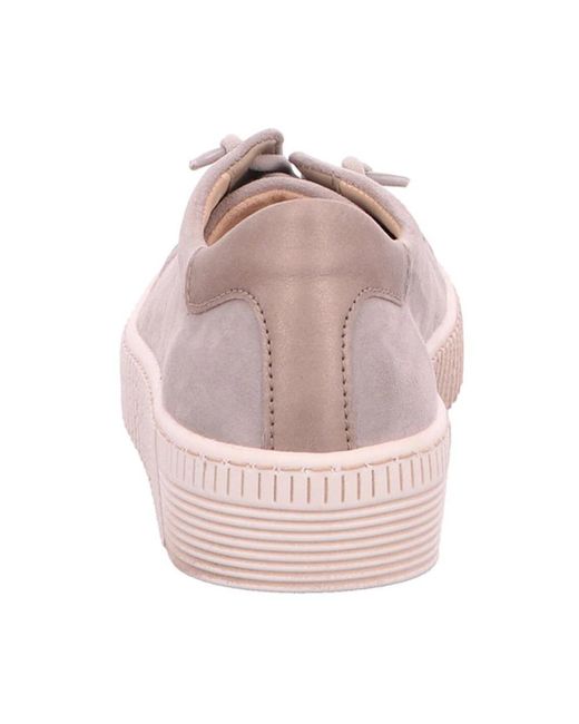 Gabor Pink Low-Top Sneakers