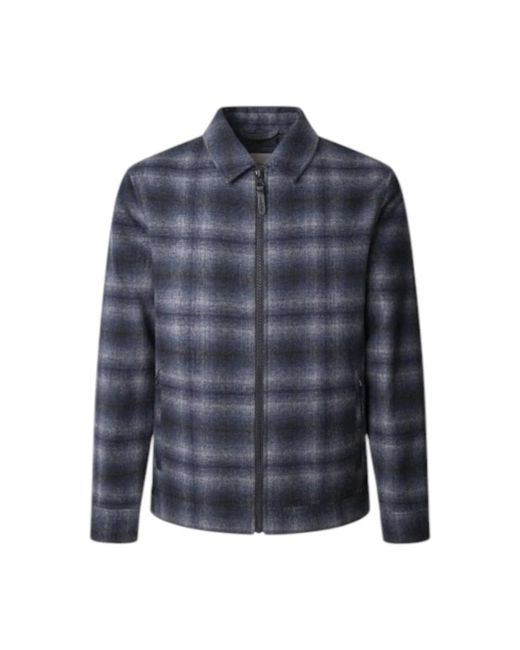 Pepe Jeans Blue Light Jackets for men