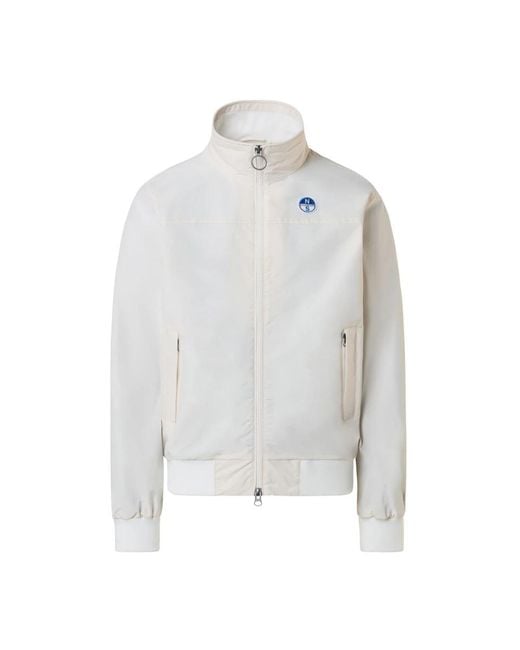 North Sails White Light Jackets for men