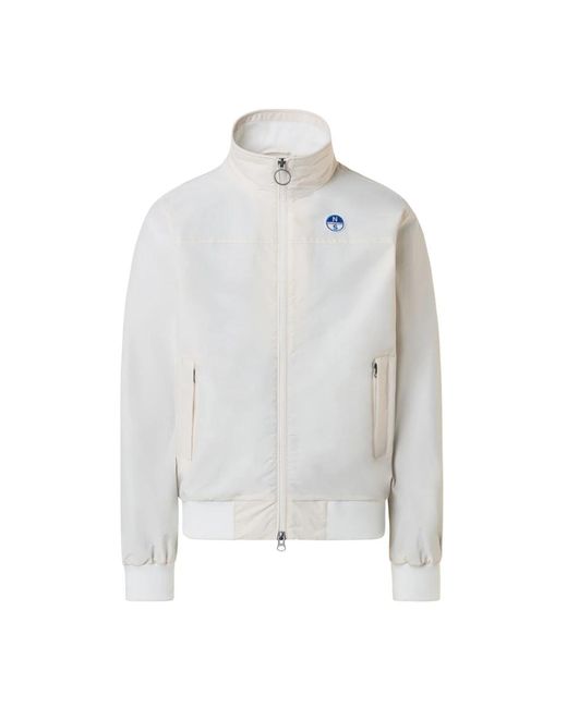 North Sails White Light Jackets for men