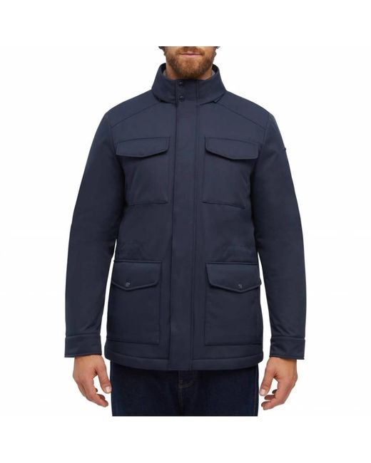 Geox Jassen ,Blauw ,Polyester Stijlvolle Lichtgewicht Jas in het Blue voor heren