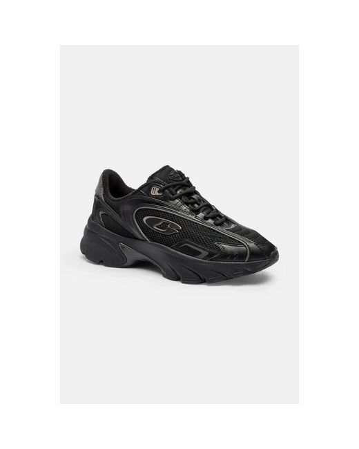 COACH Black Bolt Runner Sneakers