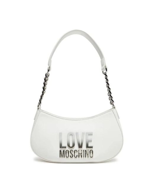 Love Moschino Women's White Shoulder Bags