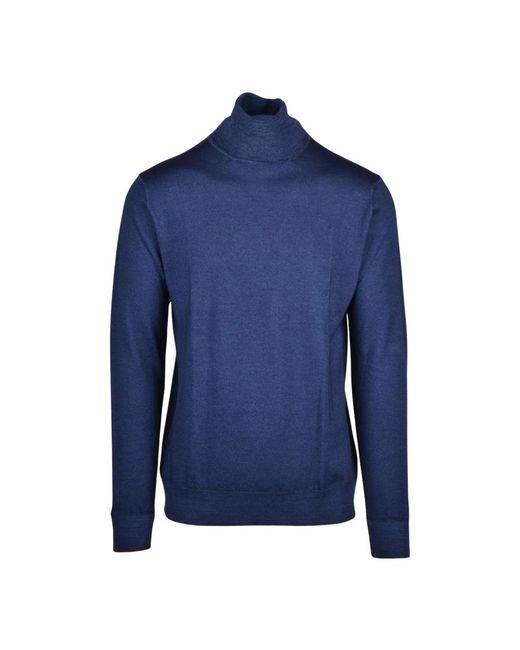 Aspesi Blue Turtlenecks for men