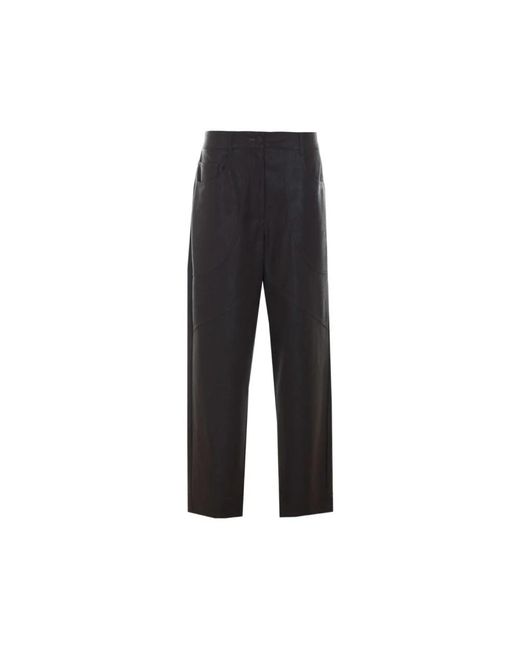 Liu Jo Black Straight Trousers