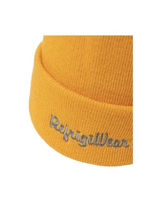 Beanies di Refrigiwear in Yellow da Uomo