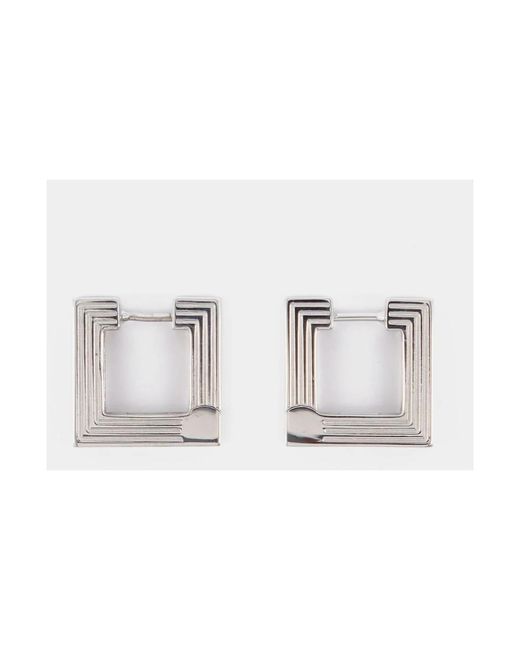 Ivi White Earrings