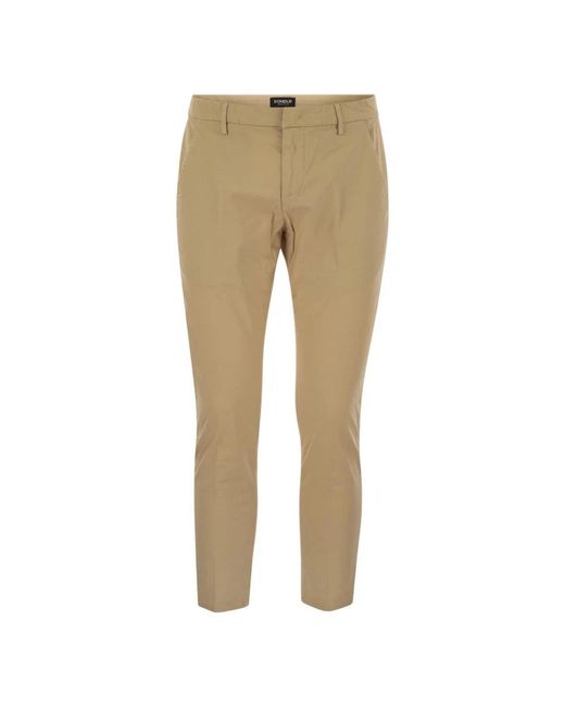 Dondup Natural Slim-Fit Trousers