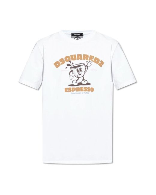DSquared² White T-Shirts for men