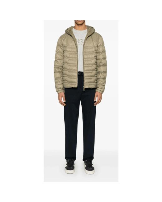 Moncler Broeken ,Blauw ,Katoen Blauwe Trekkoord Track Broek Met Zakken in het Blue voor heren