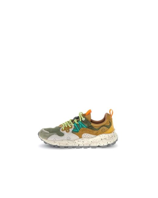 Flower Mountain Metallic Sneakers for men