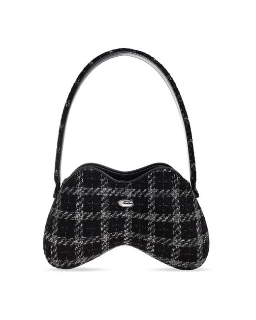 DIESEL Black Schultertasche Play Double-D