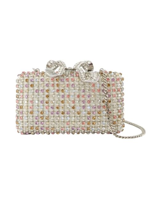 Self-Portrait Natural Kristall Clutch