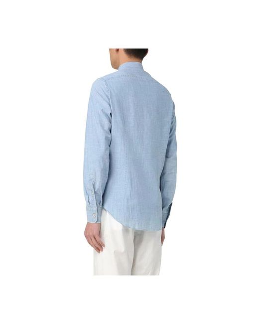 Casual Shirts di Eleventy in Blue da Uomo