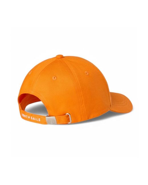 North Sails Accessoires ,Oranje ,Katoen Biologisch Katoenen Baseball Trucker Pet Oranje in het Orange voor heren