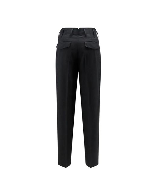 AMI Straight Broeken in het Black