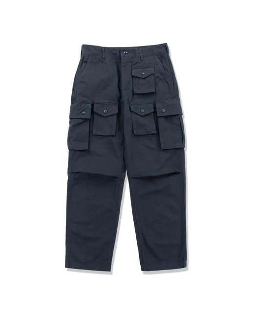 Engineered Garments Blue Wide Trousers for men